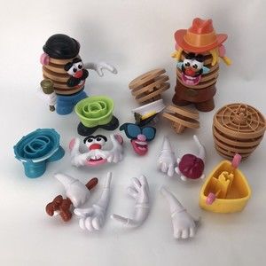 Mr. Potato Head Chips Parts Pieces Stackable Building Figures
